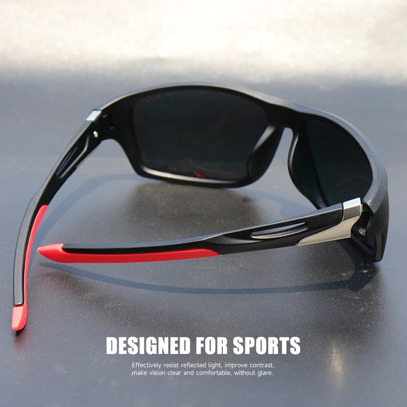 1pcs/3pcs Square Sports Sunglasses for Men - Polarized Lens for Fishing/Driving/Travel, Durable Matte Frame, HD Coating UV400