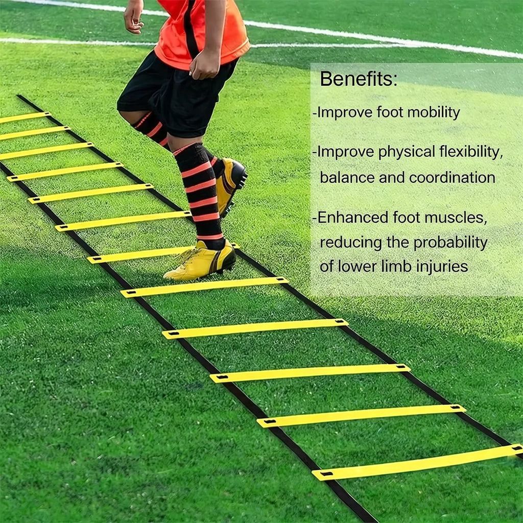 1 set Detachable Speed Agility Training Ladder for Football, Portable Sports Equipment with Improved Mobility and Coordination